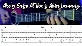 First Circle - Ako'y Sayo At Ika'y Aking Lamang (Guitar Fingerstyle) Tabs