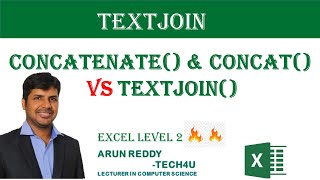 EXCEL LEVEL 2 PART 63 - TEXTJOIN
