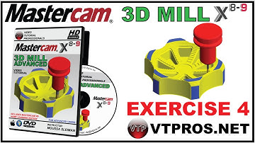 MASTERCAM X8-X9 3D ADVANCED MILL  4.10 - Stock Setup - vtpros.net4 - vtpros.net