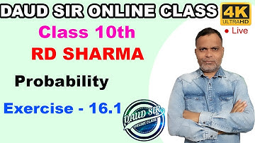 Probability Exercise 13.1 Q. No. 1 to 4 Ch 13 10th RD Sharma