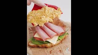 طريقه صنع الساندويش بالكروسان ??How to make a croissant sandwich