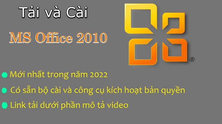 Hướng dẫn cách cài đặt microsoft office 2010