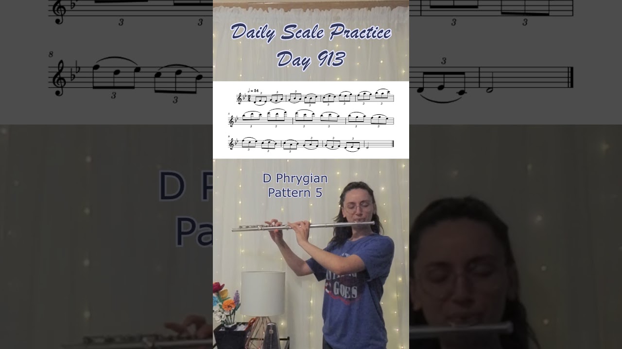 Daily Scale Practice: Day 913 #flute #flutepractice #flutescales