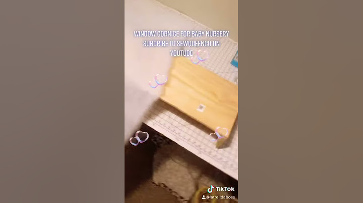 DIY wood cornice baby nursery