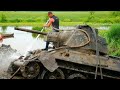 T-34-76 TANK FROM THE SWAMP / WW2 METAL DETECTING