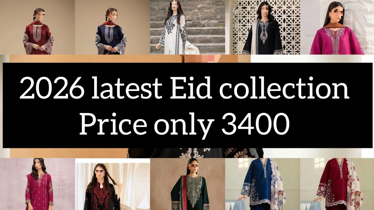 2026 Eid collection price only :3400 Eid vibes, new collection! Dress to impress this 2026