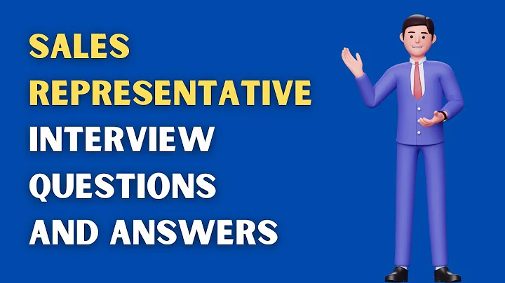 Sales Representative Interview Questions And Answers