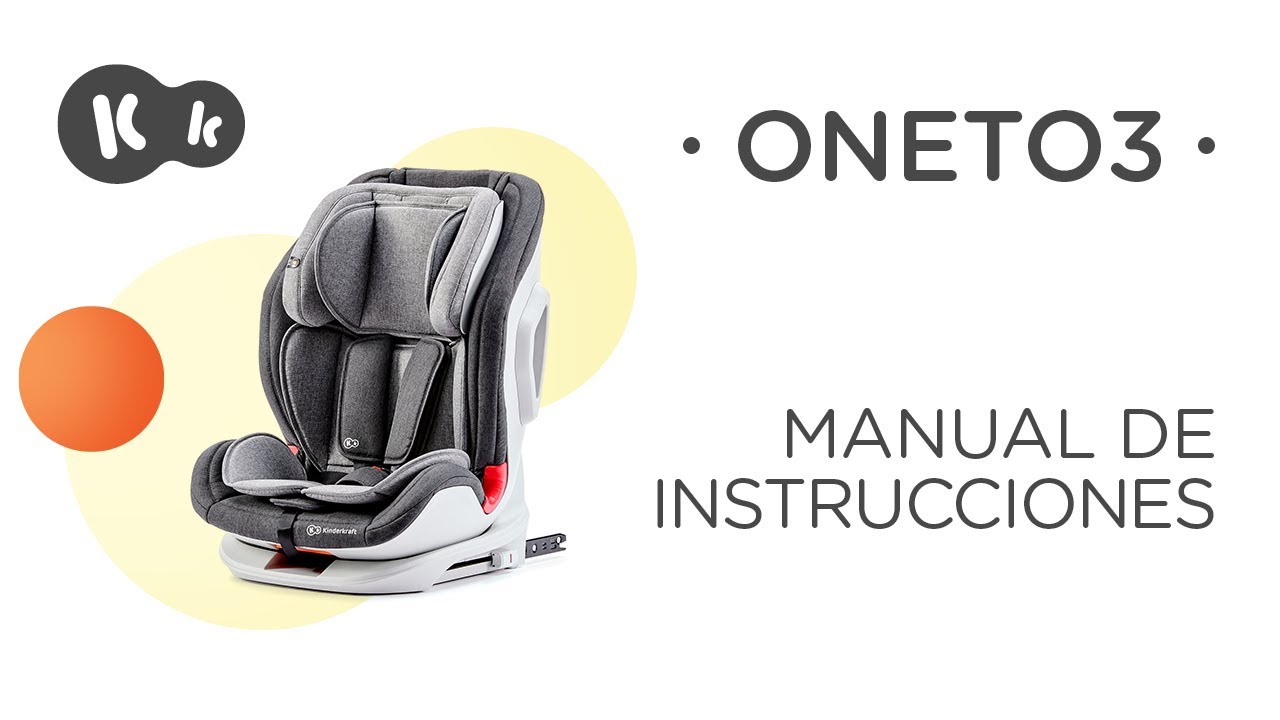 Cómo instalar la silla de coche 9-36 kg ONETO3 Kinderkraft con ISOFIX