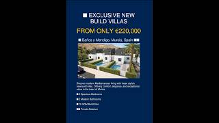 For Sale - Baños y Mendigo, Costa Cálida, Murcia, Spain #newhome #realestate #villa #newbuild