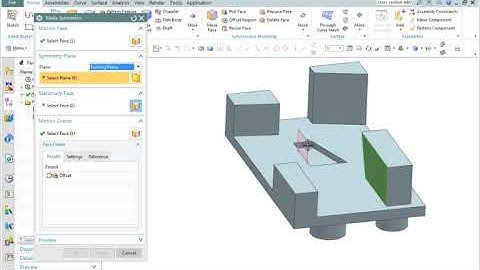 Synchronous on NX : MAke Symmetric, Make Parallel and Make Offset