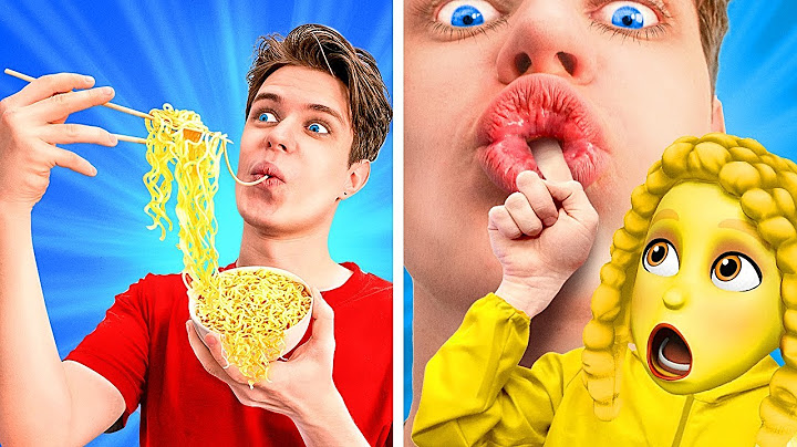 Dacă obiectele ar fi oameni || Mănâncă alimente de o singură culoare, marca Lumea La La Emoji