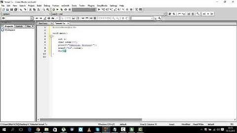 C de kullanıcının adını öğrenip 10 kez ekrana yazma