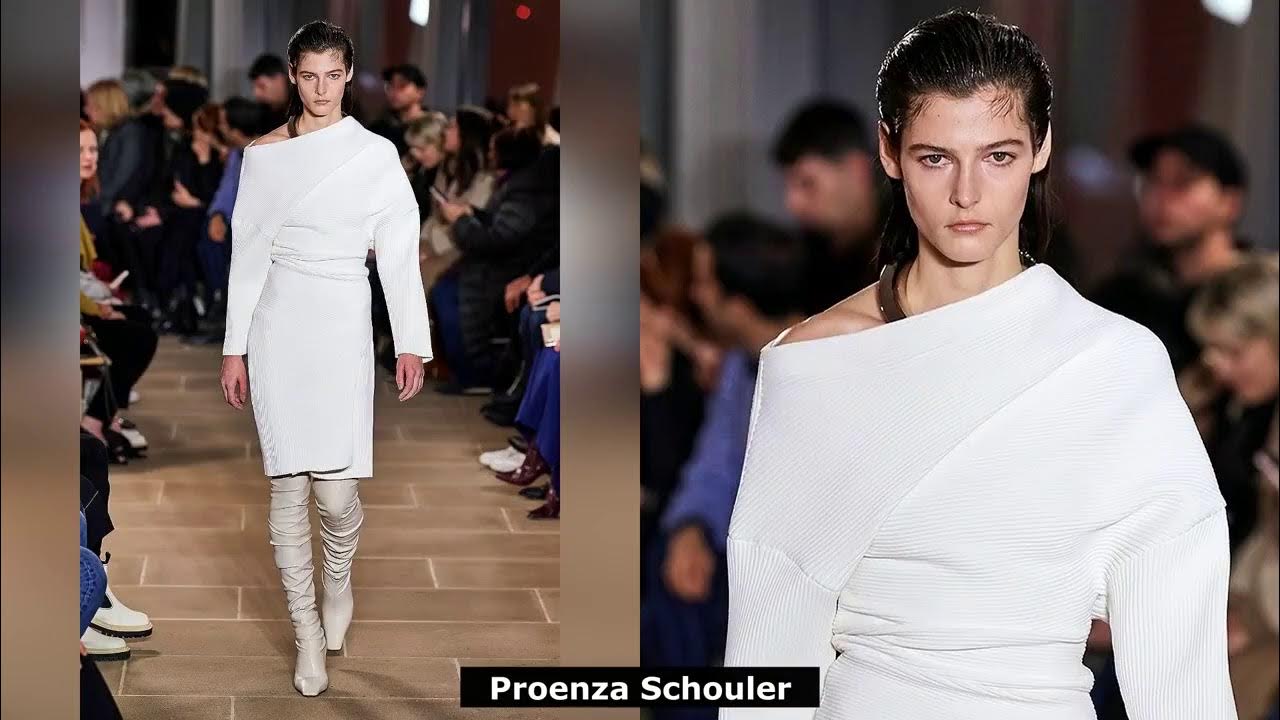 How to wear white color - the runways trendy looks - YouTube