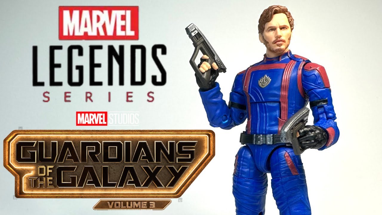 Guardians Of The Galaxy Vol. 3 Marvel Legends Star-Lord (Marvel's Cosmo  Build-A-Figure) Video Review And Images