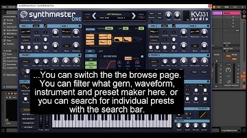 SynthMatser One beginner tutorial for Ableton live | Init presets, Vocoder, ect.