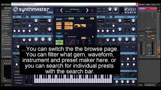 SynthMatser One beginner tutorial for Ableton live | Init presets, Vocoder, ect.