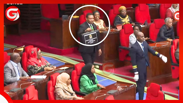 CHEKI SHANGWE LA WABUNGE KWA WAZIRI MWIGULU AKIINGIA KUSOMA BAJETI KUU ya SERIKALI - VIGELEGELE!