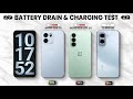 Oneplus Nord Ce6 vs Vivo T5 Pro vs Oneplus Nord Ce6 Lite Battery Drain & Charging Test