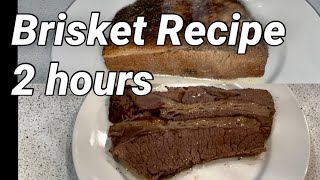 Smoky Brisket Recipe in 2 hours (Instant Pot Brisket)