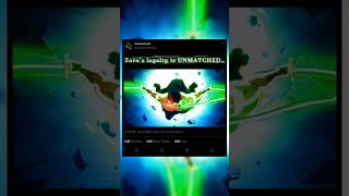 Zoro is the REAL Main Character of One Piece…😎