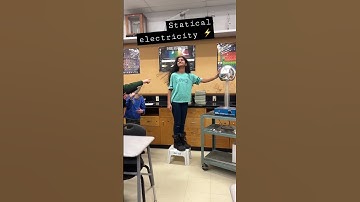 Static Electricity Demo!#sahasra #viral #foryoupage #foryou # #trending #staticelectricity #school