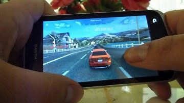 Asphalt 6: Adrenaline HD on the Huawei Ascend G300