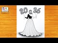 Happy New Year 2026 Drawing Tutorial Pencil Sketch 2026 New Year Scenery Drawing Drawing 2026 