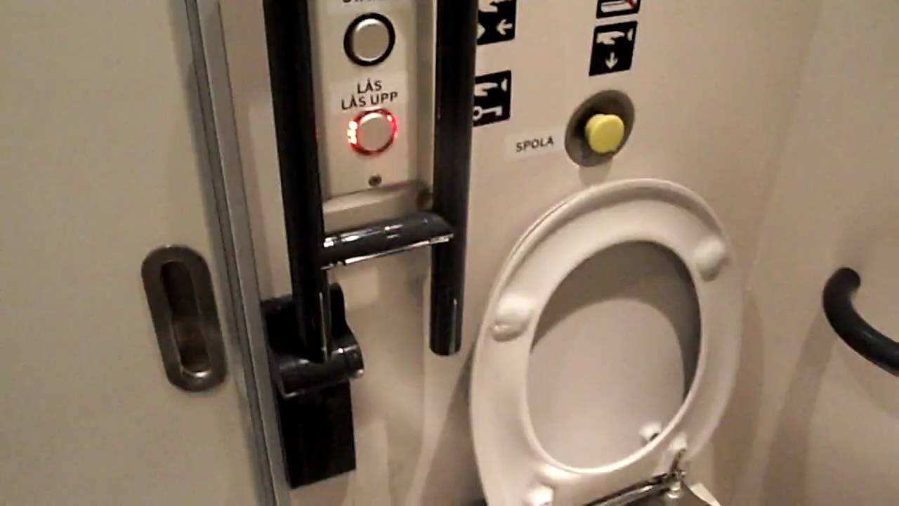 Passenger train toilets in Sweden YouTube