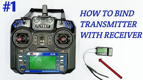 FLYSKY I6 SERIES #1 IN HINDI How to bind your fsi6 transmitter with receiver | how to bind fsi6