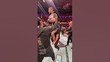 Islam Makhachev is your NEW WELTERWEIGHT CHAMP 🔥 #ufc322