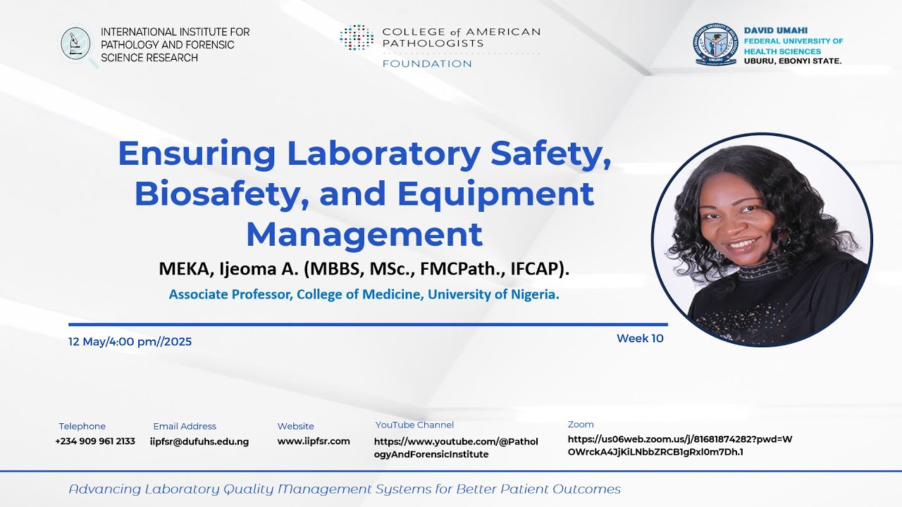 Ensuring Laboratory Safety, Biosafety, and Equipment Management
