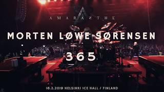 AMARANTHE Morten Løwe Sørensen Drumcam '365' / 16.2.2019 Helsinki Ice Hall
