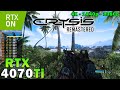 Crysis Remastered Ray Tracing | RTX 4070 Ti | Ryzen 7 5800X3D | 4K - 1440p - 1080p | Max Settings
