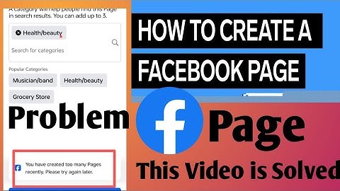 How To Create A Facebook Page In Rohingya Tutorial New 2023 ! Open Facebook page
