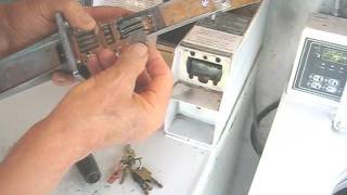 Coin slot repair on a Speed Queen dryer