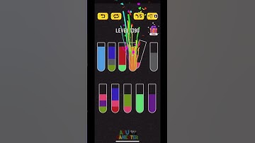 Water Sort puzzle level 1390 | AYU Gamester #shorts
