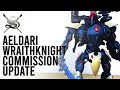 Eldar aeldari wraithknight bonesinger ulthwe craftworld commission update  siege studios