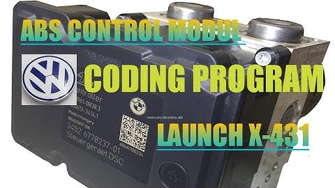CODING PROGRAM # ABS VW GOLF MK6
