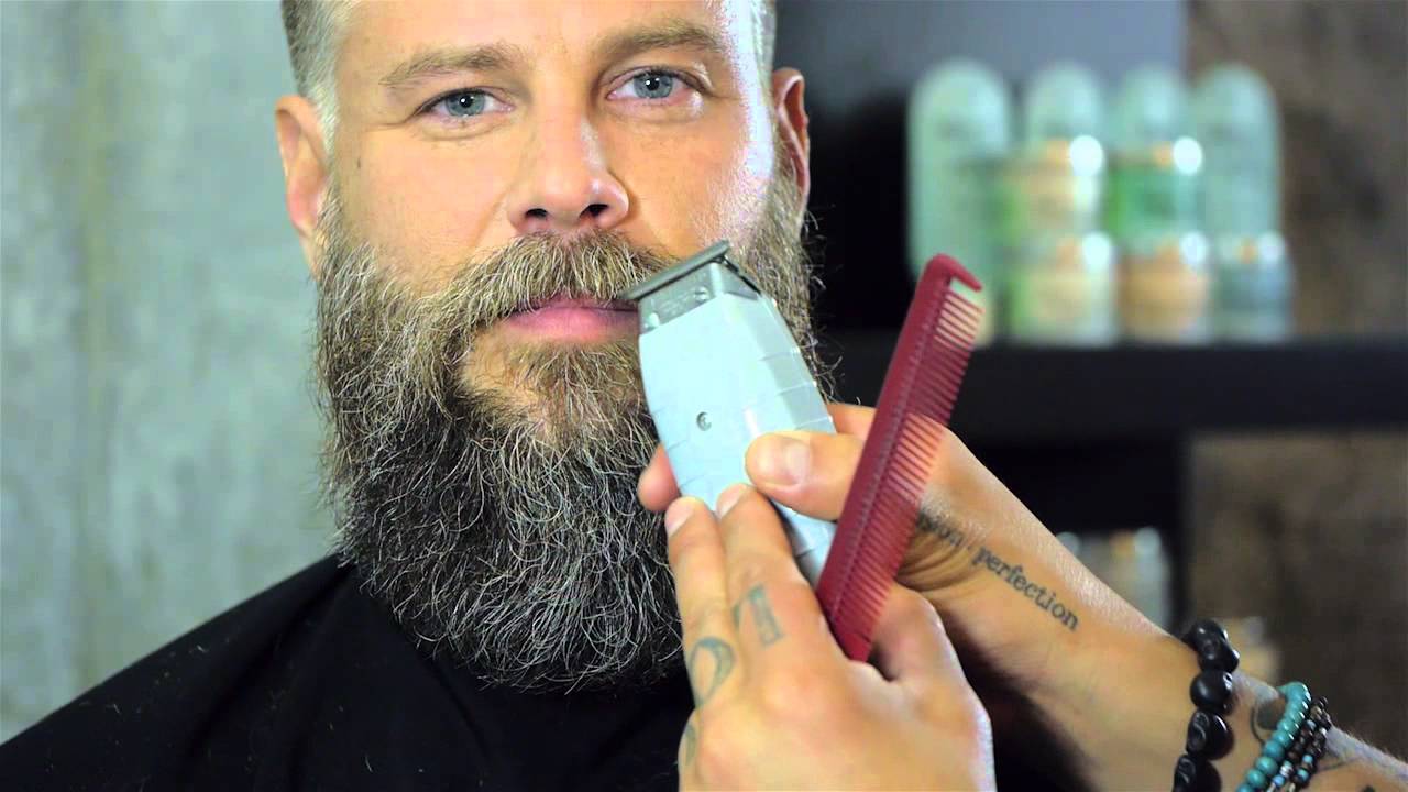 how to shave a beard with clippers