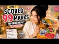 HOW I SCORED 99 MARKS IN GEOGRAPHY ICSE 2026 BOARD EXAM ✨️📚|| STRATEGY FOR UR BOARD || #icse2027