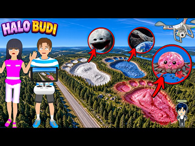 Yuta Mio Panik! Drone Menangkap DUMPLING SQUISHY BERDARAH RAKSASA Mengerikan Di Kota Sakura😱