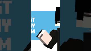 not my problem #animation #minecraft #java #prismlivestudio #shortvideo