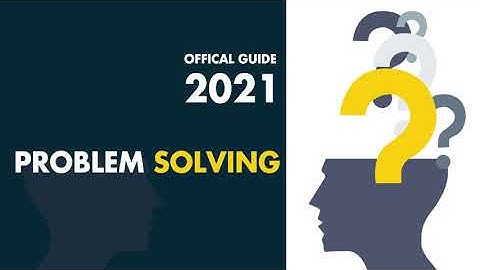 GMAT Official Guide 2021 | Quant | Problem Solving Q1