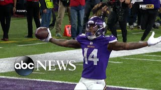 Vikings defeat Saints in last-second comeback