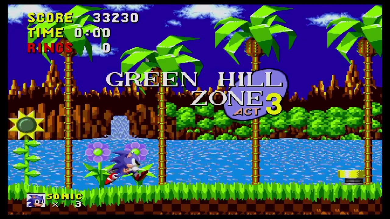 SEGA Genesis Classics ep. 1: Sonic the Hedgehog green Hill zone, but I