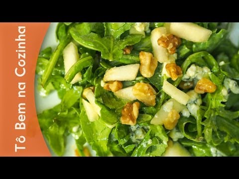 Vídeo: Salada Pangasius Com Nozes E Rúcula