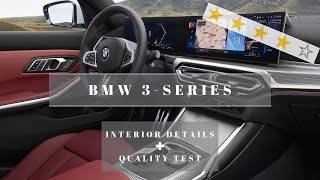 BMW 3-Series (2023): Interior Details - Quality Test
