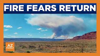 Rock Canyon Fire reignites fear near Jacob Lake in northern Arizona