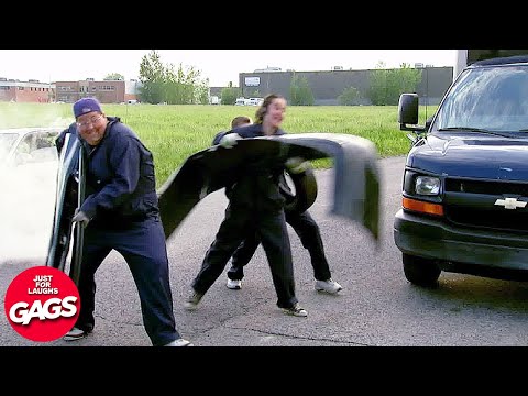Crazy Robbery Prank | Just For Laughs Gags