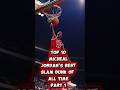 Michael Jordan’s TOP 10 Best Dunks Ever!(part 1)#MichaelJordan #NBAHistory #BasketballHighlights